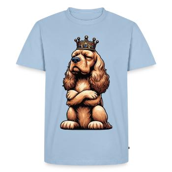 Cocker Spaniel Cocker Dog Cocker Spaniel Owner - Men's Premium Organic T-Shirt - light blue - Front - Nico (187cm)