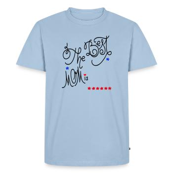 la meilleure maman, fête des mères - T-shirt Premium bio Homme - bleu clair - Devant - Nico (187cm)