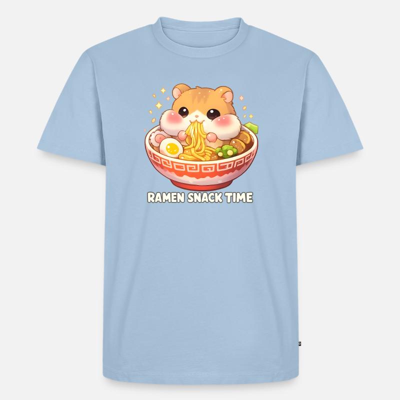 Ramen - Männer Premium Bio T-Shirt - Hellblau