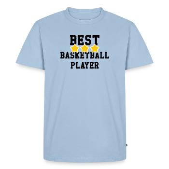 World's Best Basketball Player – Sports Champion - Men's Premium Organic T-Shirt - light blue - Front - Nico (187cm)