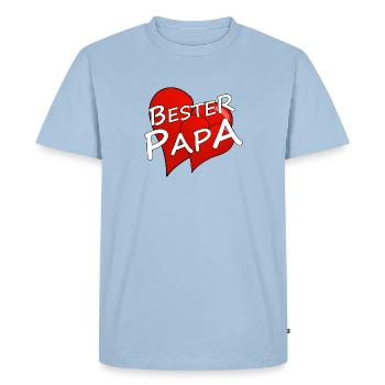 Best Dad - Men's Premium Organic T-Shirt - light blue - Front - Nico (187cm)