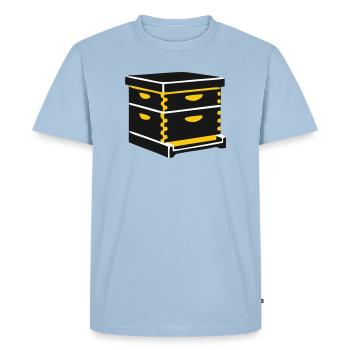 Beehive hive beekeeping apiary beekeeper - Men's Premium Organic T-Shirt - light blue - Front - Nico (187cm)
