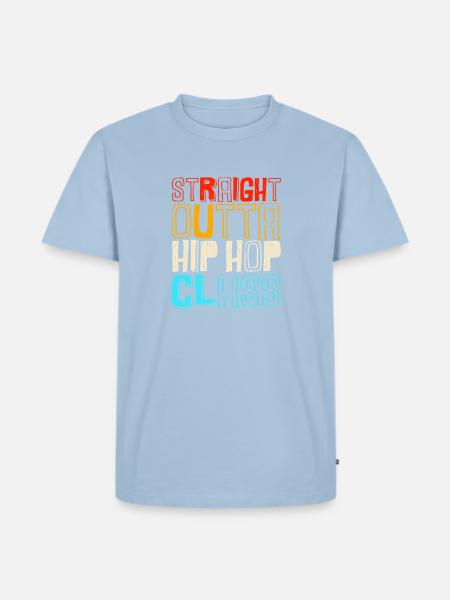 Breakdance - Männer Premium Bio T-Shirt - Hellblau