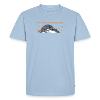A nap is always a good idea - T-shirt Premium bio Homme - bleu clair - Devant - Nico (187cm)