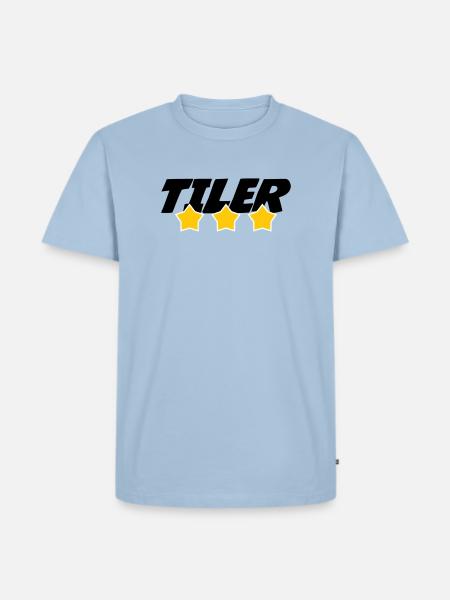 Tiler – pro tile laying precision trade - Men's Premium Organic T-Shirt - light blue