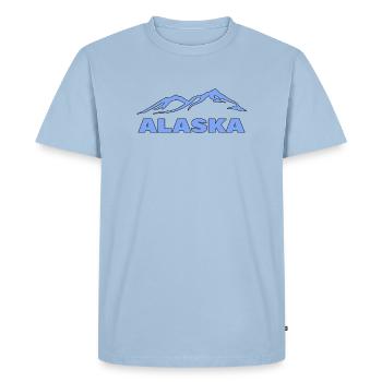 Alaska - Men's Premium Organic T-Shirt - light blue - Front - Nico (187cm)