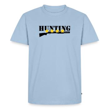 Chasse - Chasseur - T-shirt Premium bio Homme - bleu clair - Devant - Nico (187cm)