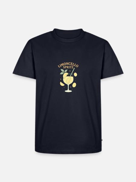 Limoncello Spritz - Männer Premium Bio T-Shirt - Navy