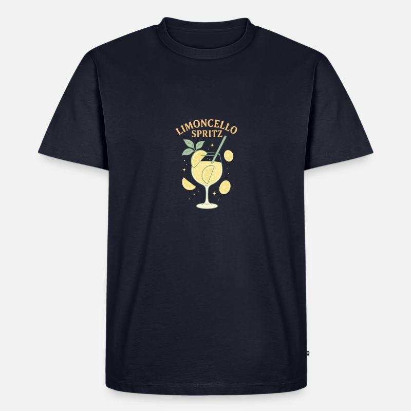 Limoncello Spritz - Männer Premium Bio T-Shirt - Navy