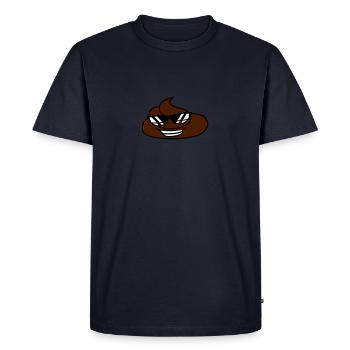 lunettes de soleil cool face à crêpes merde puante - T-shirt Premium bio Homme - bleu marine - Devant - Nico (187cm)