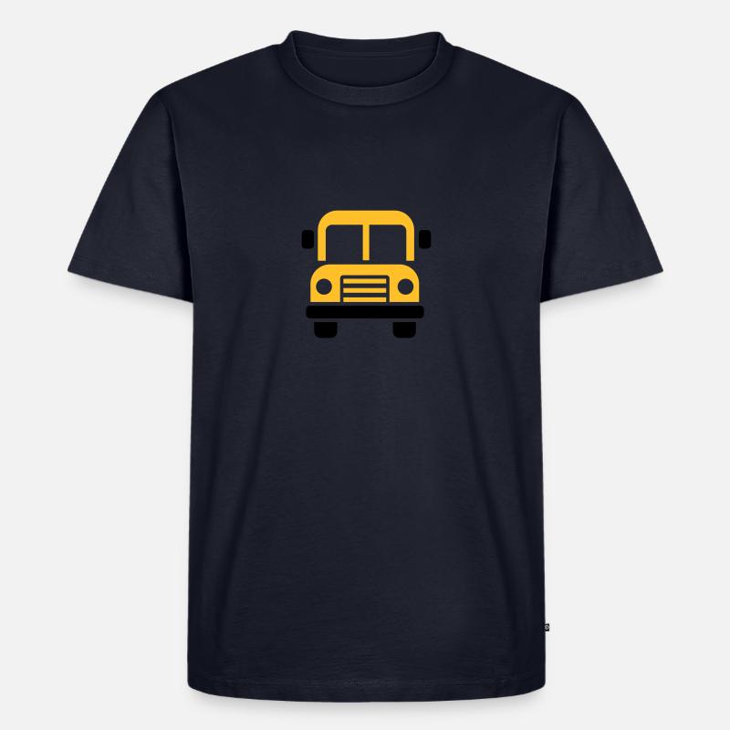 Bus - Männer Premium Bio T-Shirt - Navy