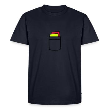 Referee - Men's Premium Organic T-Shirt - navy - Front - Nico (187cm)