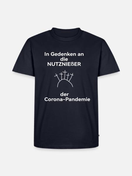 Gedenkartikel Nutzniesser - Männer Premium Bio T-Shirt - Navy