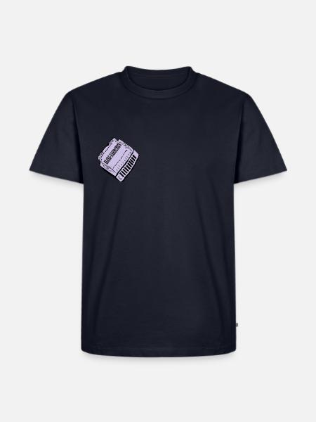 bluesharmonica - Männer Premium Bio T-Shirt - Navy