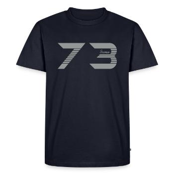 Rhône Alpes Savoie 73 - T-shirt Premium bio Homme - bleu marine - Devant - Nico (187cm)