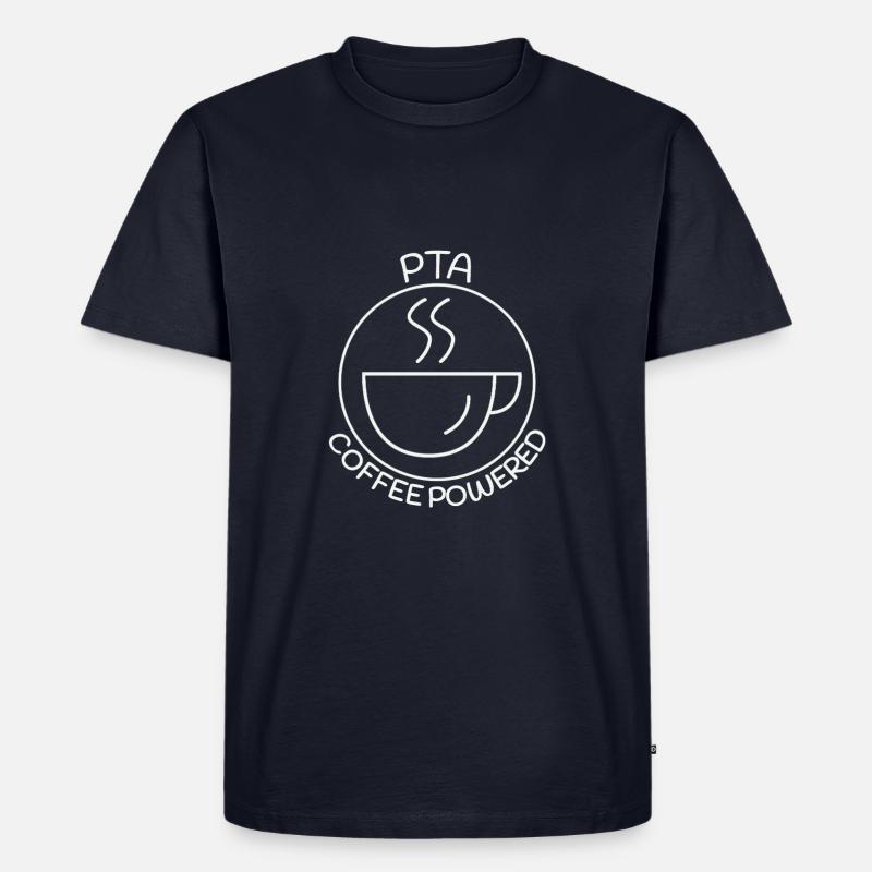 PTA Coffee Powered Apotheke - Männer Premium Bio T-Shirt - Navy
