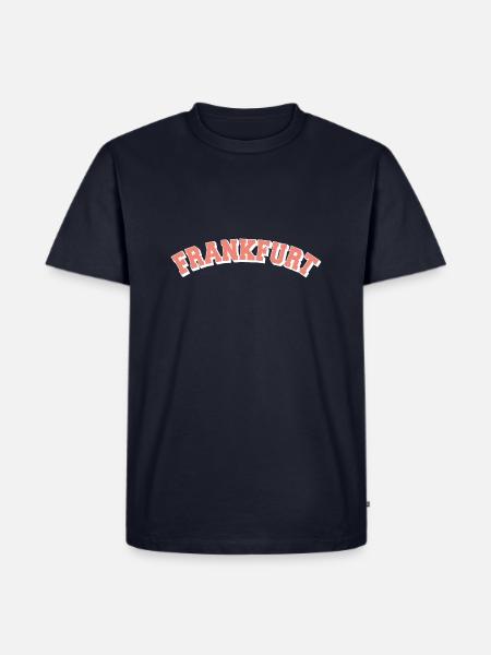 Frankfurt am Main College - Männer Premium Bio T-Shirt - Navy
