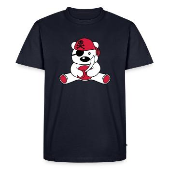 marin pirate capitaine saebel bateau nouveau bateau schi - T-shirt Premium bio Homme - bleu marine - Devant - Nico (187cm)