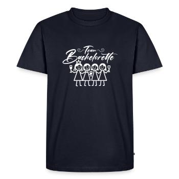 Bachelorette Team Girls - T-shirt Premium bio Homme - bleu marine - Devant - Nico (187cm)