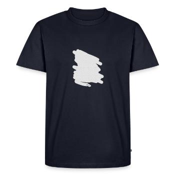 Eraser transparency - Men's Premium Organic T-Shirt - navy - Front - Nico (187cm)