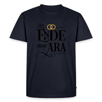 Baccalauréat - T-shirt Premium bio Homme - bleu marine - Devant - Nico (187cm)