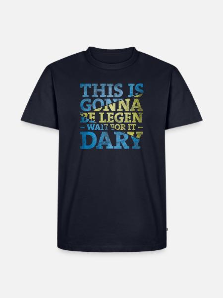 Legendary 2 - Männer Premium Bio T-Shirt - Navy