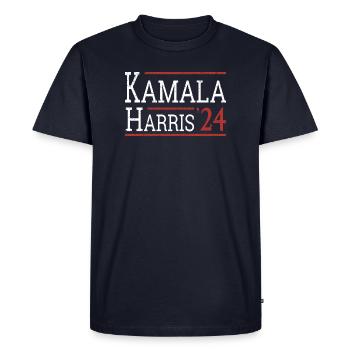 Kamala Harris Election 2024 I - Men's Premium Organic T-Shirt - navy - Front - Nico (187cm)
