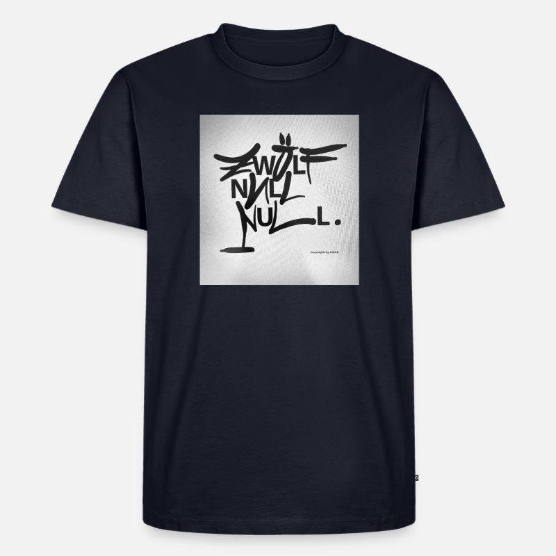 ZWÖLF_Null_Null - Männer Premium Bio T-Shirt - Navy