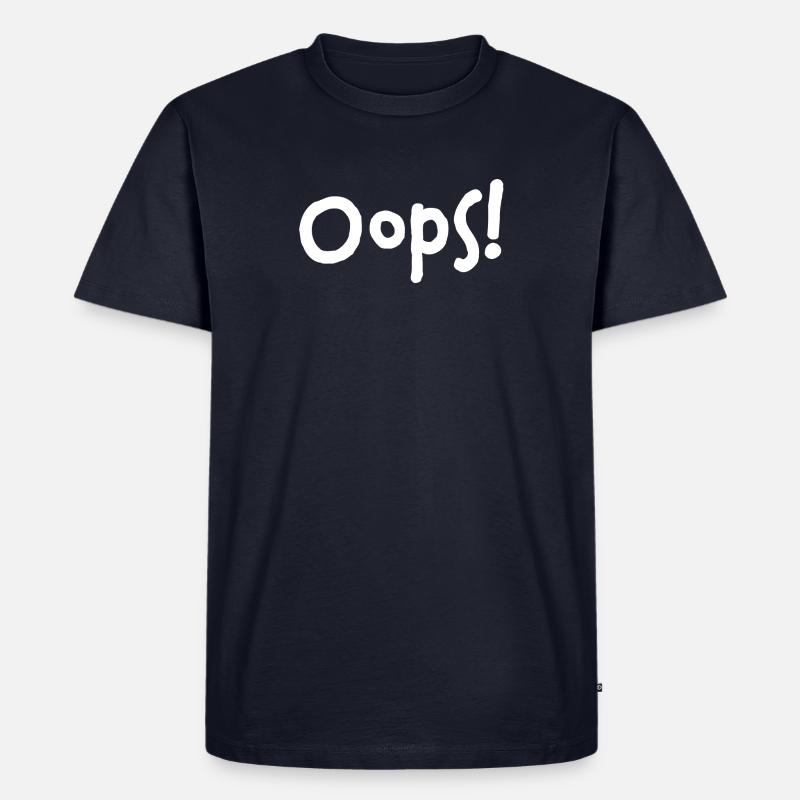 Oops! – I did it again... - Männer Premium Bio T-Shirt - Navy