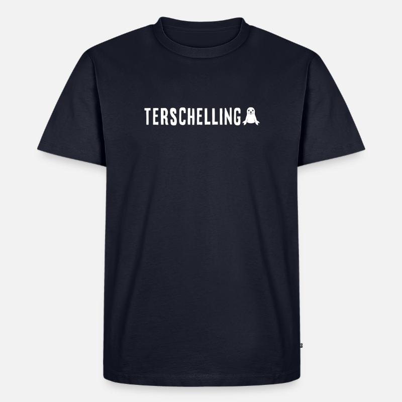 Robbe Terschelling - Männer Premium Bio T-Shirt - Navy