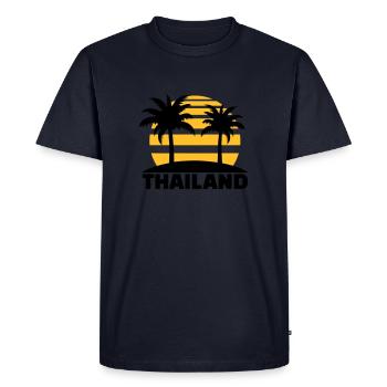 Thailand - T-shirt Premium bio Homme - bleu marine - Devant - Nico (187cm)