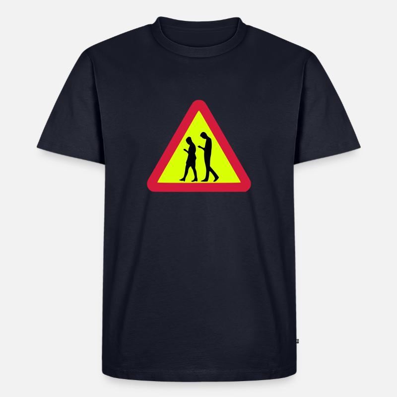 Smombie - Männer Premium Bio T-Shirt - Navy