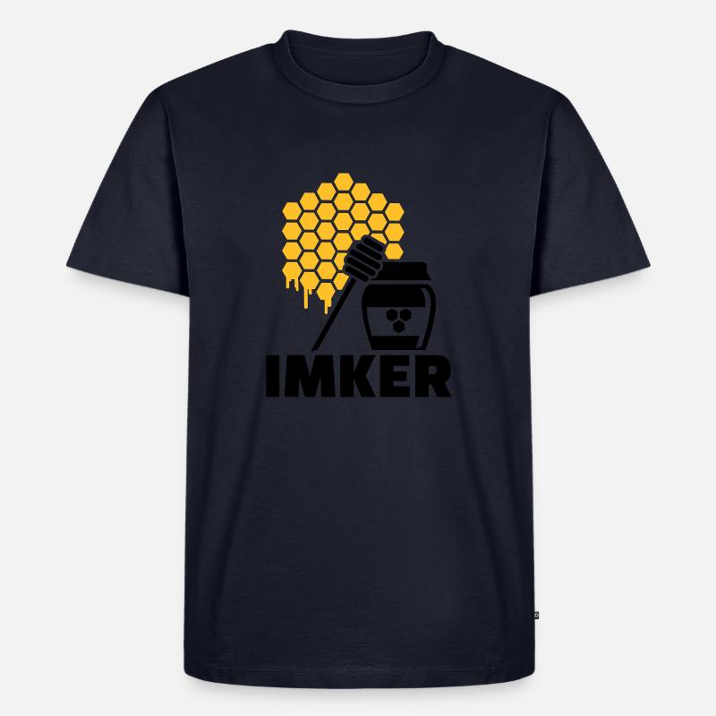 Imker - Männer Premium Bio T-Shirt - Navy