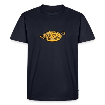 choucroute d'Alsace Sauerkraut plat alsacien - T-shirt Premium bio Homme - bleu marine - Devant - Nico (187cm)