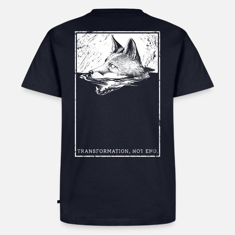 Transformation, not end. - Männer Premium Bio T-Shirt - Navy