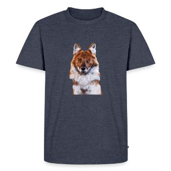 chacal - T-shirt Premium bio Homme - bleu jeans  - Devant - Nico (187cm)