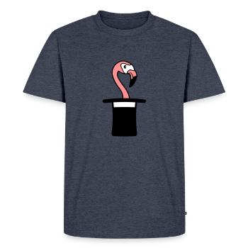 Magicien de chapeau de cylindre tour tour de mag magicien mag - T-shirt Premium bio Homme - bleu jeans  - Devant - Nico (187cm)