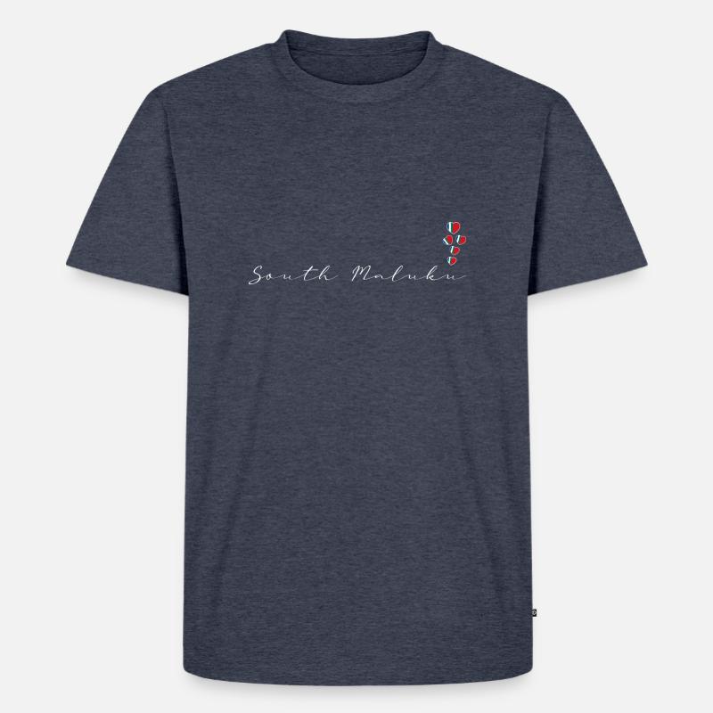 Republik Maluku Selatan - Männer Premium Bio T-Shirt - Jeansblau 