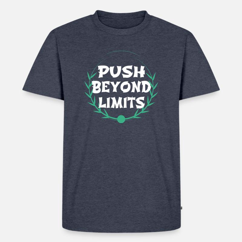 statement techniques - Männer Premium Bio T-Shirt - Jeansblau 
