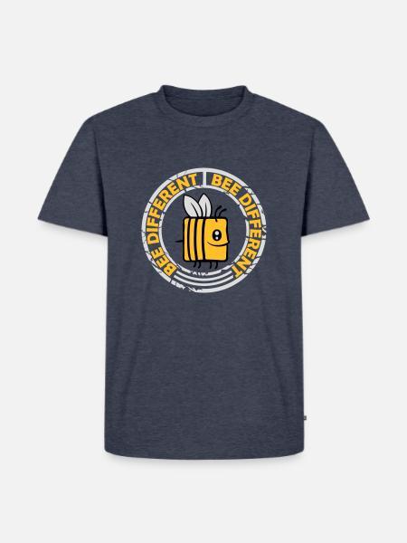 bee citation différente - T-shirt Premium bio Homme - bleu jeans 