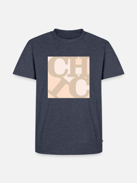 Schicke WordPlay-Originalgrafik - Männer Premium Bio T-Shirt - Jeansblau