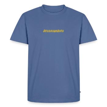 sunshine - Men's Premium Organic T-Shirt - stone blue - Front - Nico (187cm)