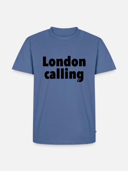 London - Men's Premium Organic T-Shirt - stone blue