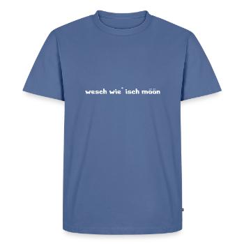 Mannheim Monnem Mannheimat - Men's Premium Organic T-Shirt - stone blue - Front - Nico (187cm)