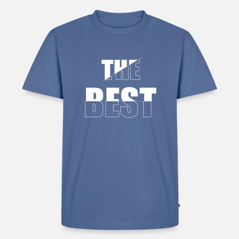 Das Beste - Männer Premium Bio T-Shirt - Taubenblau