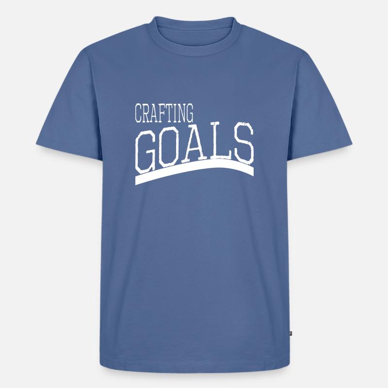 creative thinking artistic innovation - Männer Premium Bio T-Shirt - Taubenblau