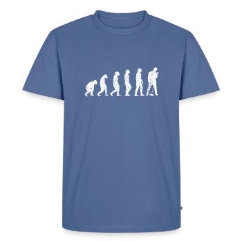 Singer Band Singing Hobby Singer Singing Musicians - Men's Premium Organic T-Shirt - stone blue - Front - Nico (187cm)