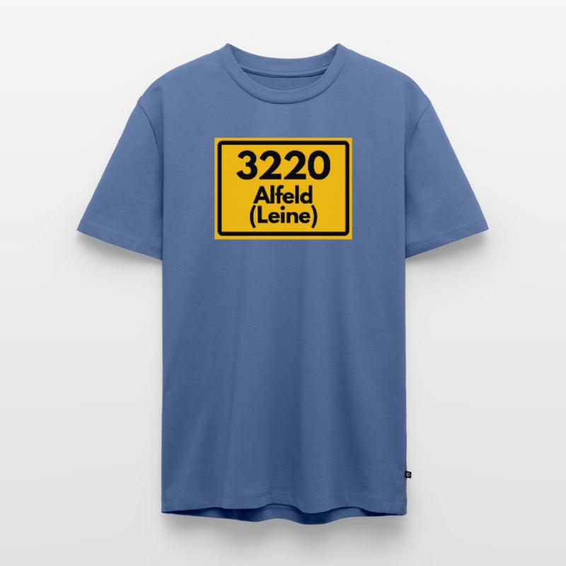 OLD POSTCODE POSTCODE RETRO 3220 ALFELD LEINE Men's Premium Organic T-Shirt