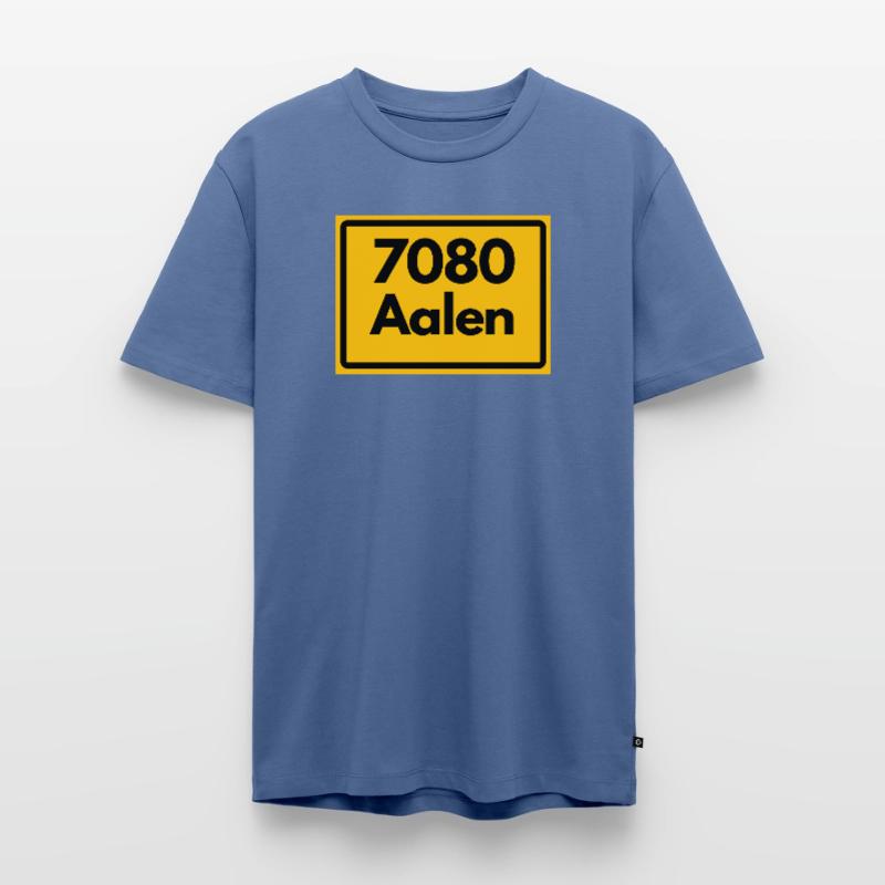OLD POSTCODE ZIP CODE RETRO 7080 AALEN HEIMATSTOLZ Men's Premium Organic T-Shirt