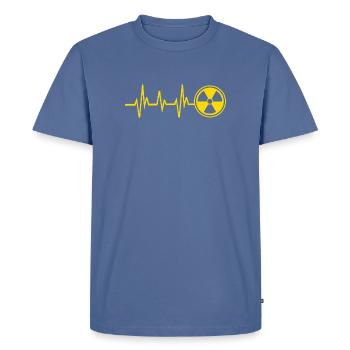 X-ray technician - Men's Premium Organic T-Shirt - stone blue - Front - Nico (187cm)